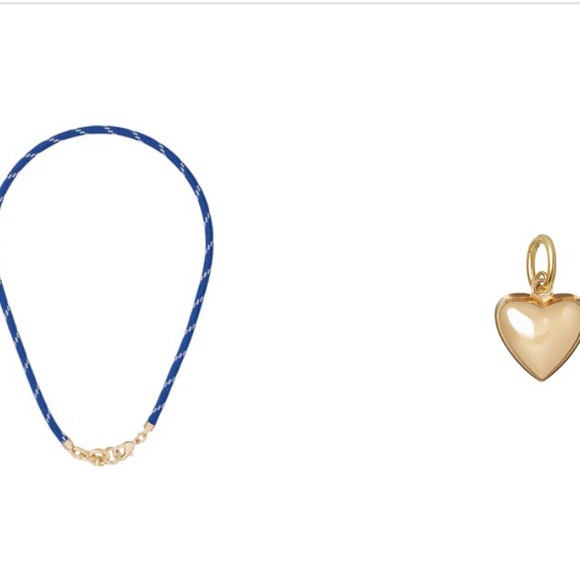 Roxanne Assoulin Jewelry - ROXANNE ASSOULIN The Happy Cord Charm Necklace Blue & Gold